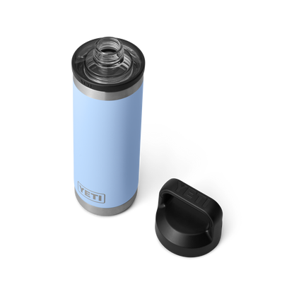 YETI Rambler Water Bottle with Chug Cap 18oz (532ml) | Big Sky Blue
