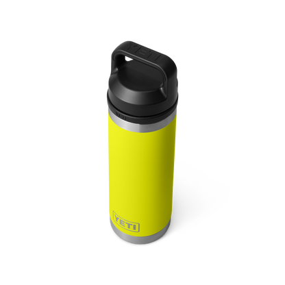 YETI Rambler Water Bottle with Chug Cap 18oz (532ml) | Firefly Yellow