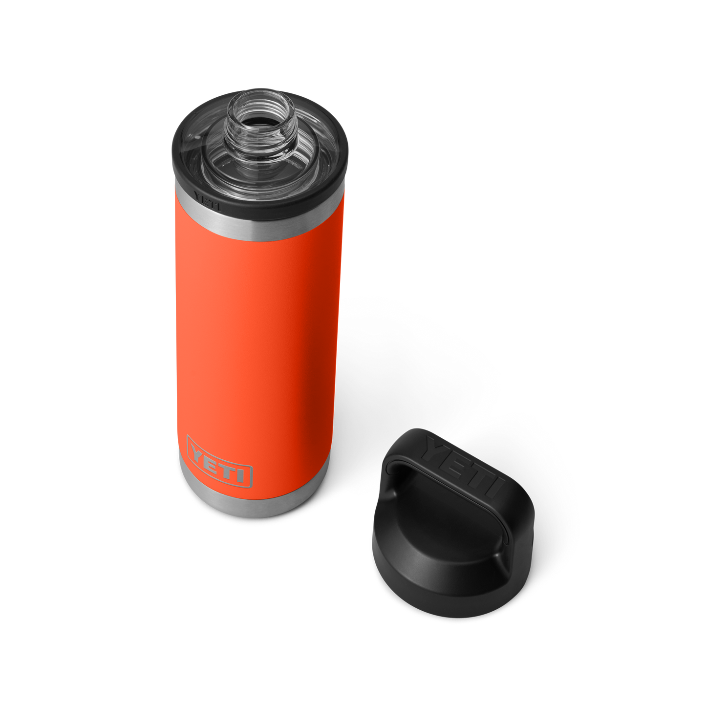YETI Rambler Water Bottle with Chug Cap 18oz (532ml) | Papaya