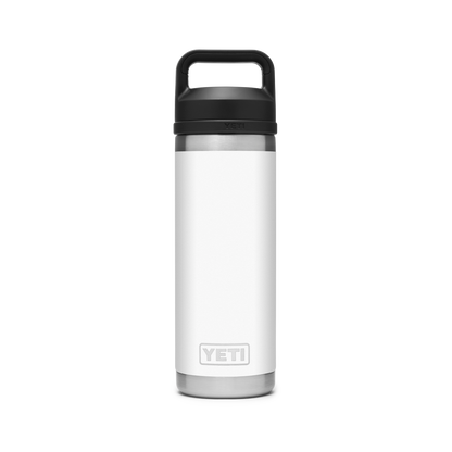 YETI Rambler Water Bottle with Chug Cap 18oz 532ml White voorkant