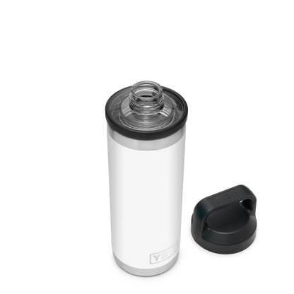 YETI Rambler Water Bottle with Chug Cap 18oz (532ml) | White