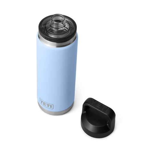 YETI Rambler Water Bottle with Chug Cap 26oz (760ml) | Big Sky Blue