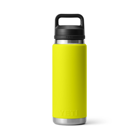 YETI Rambler Water Bottle with Chug Cap 26oz (760ml) | Firefly Yellow