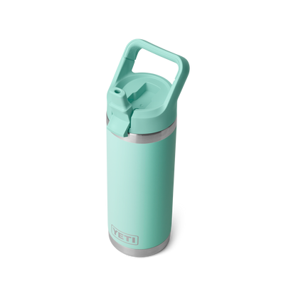 YETI Rambler Water Bottle with Color-Matched Straw Cap 18oz (532ml) | Seafoam