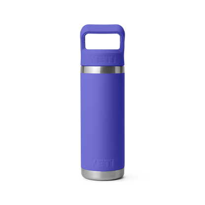 YETI Rambler Water Bottle with Color-Matched Straw Cap 18 oz (532ml) | Ultramarine Violet