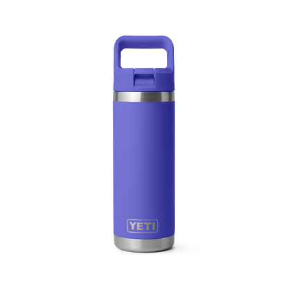 YETI Rambler Water Bottle with Color-Matched Straw Cap 18 oz (532ml) | Ultramarine Violet