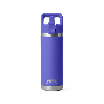 YETI Rambler Water Bottle with Color-Matched Straw Cap 18 oz (532ml) | Ultramarine Violet