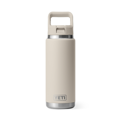 YETI Rambler Water Bottle with Color-Matched Straw Cap 26 oz (769ml) | Cape Taupe