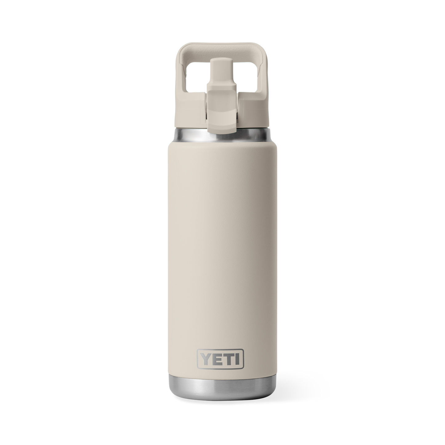 YETI Rambler Water Bottle with Color-Matched Straw Cap 26 oz (769ml) | Cape Taupe