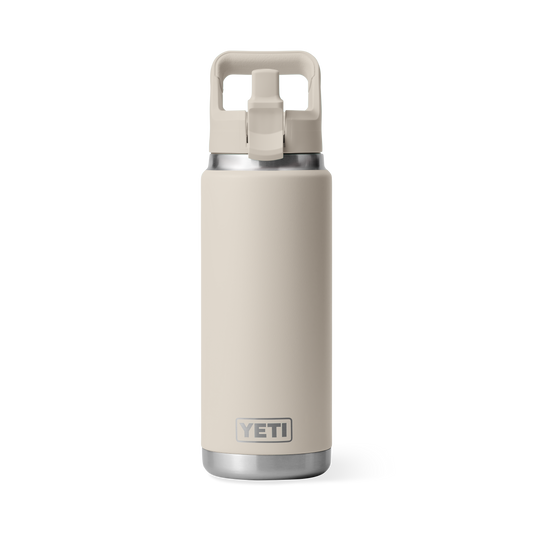 YETI Rambler Water Bottle with Color-Matched Straw Cap 26 oz (769ml) | Cape Taupe