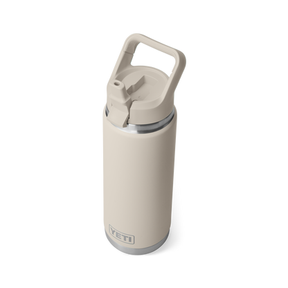 YETI Rambler Water Bottle with Color-Matched Straw Cap 26 oz (769ml) | Cape Taupe