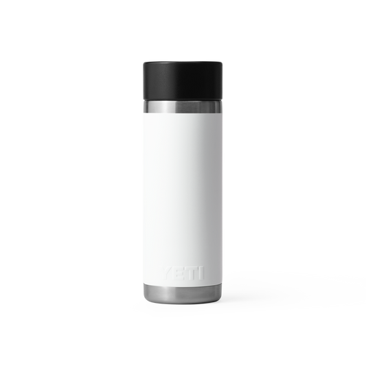 YETI Rambler Bottle with HotShot Cap 18oz (532ml) | White