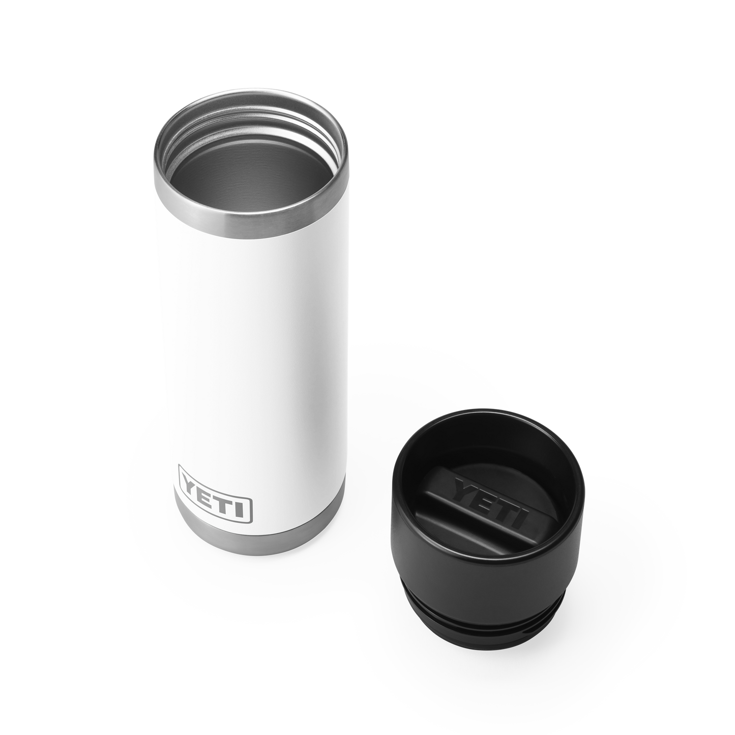 YETI Rambler Bottle with HotShot Cap 18 oz (532ml) | White