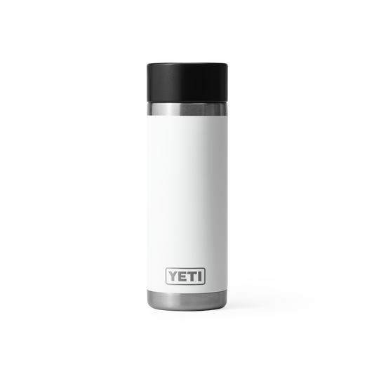 YETI Rambler Bottle with HotShot Cap 18oz (532ml) | White