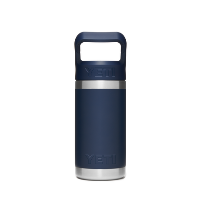 YETI Rambler Junior Kids Water Bottle with Color-Matched Straw Cap 12 oz (355 ml) | Navy