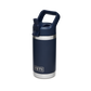 YETI Rambler Junior Kids Water Bottle with Color-Matched Straw Cap 12oz (355 ml) | Navy