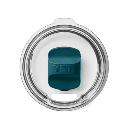 YETI Rambler Magslider deksel transparant met magslider in de kleur Agave Teal.