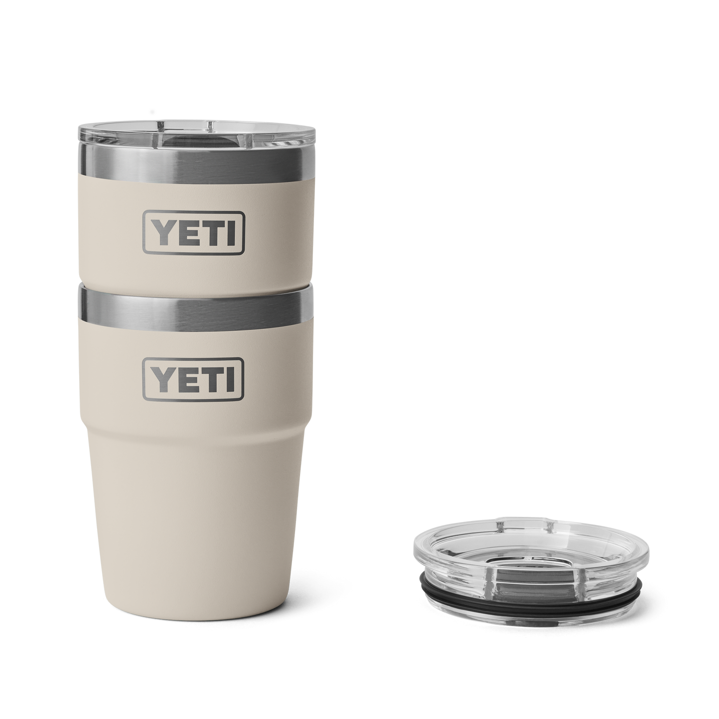 YETI Rambler Stackable Cup with Magslider Lid 16oz (473ml) | Cape Taupe