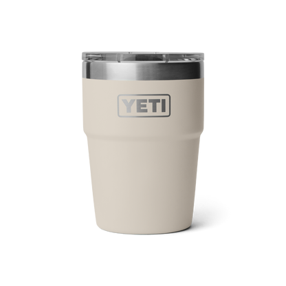YETI Rambler Stackable Cup with Magslider Lid 16 oz (473ml) | Cape Taupe