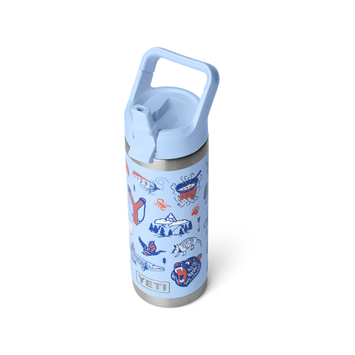 YETI Rambler Water Bottle with Color-Matched Straw Cap 18 oz (532ml) | Big Sky Summer Camp