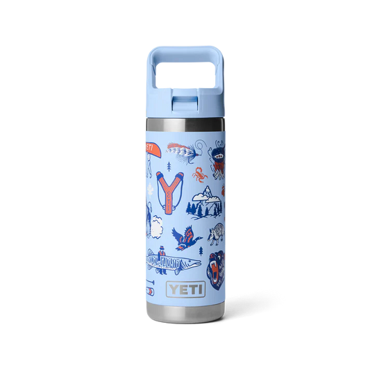YETI Rambler Water Bottle with Color-Matched Straw Cap 18 oz (532ml) | Big Sky Summer Camp