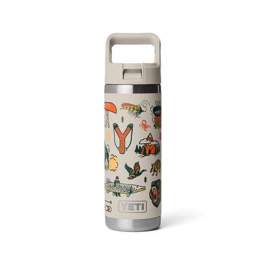 YETI Rambler Water Bottle with Color-Matched Straw Cap 18 oz (532ml) | Cape Summer Camp