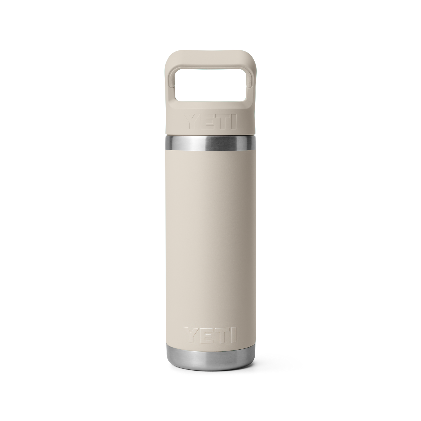 YETI Rambler Water Bottle with Color-Matched Straw Cap 18 oz (532ml) | Cape Taupe