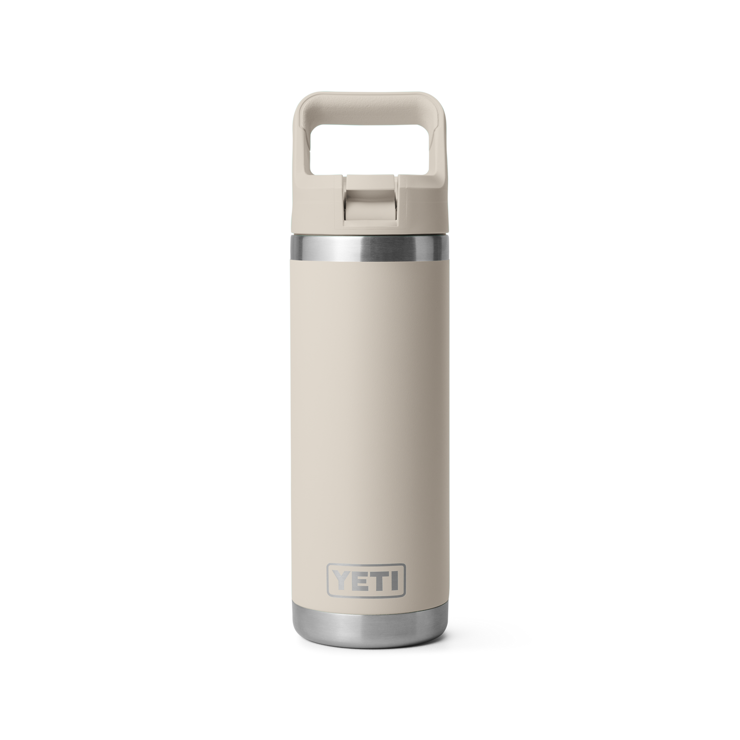 YETI Rambler Water Bottle with Color-Matched Straw Cap 18 oz (532ml) | Cape Taupe