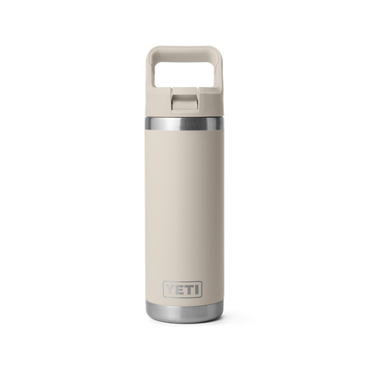 YETI Rambler Water Bottle with Color-Matched Straw Cap 18 oz (532ml) | Cape Taupe