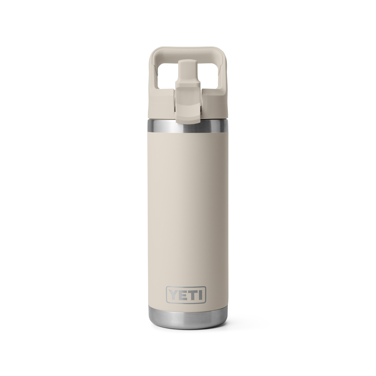YETI Rambler Water Bottle with Color-Matched Straw Cap 18 oz (532ml) | Cape Taupe