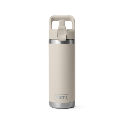 YETI Rambler Water Bottle with Color-Matched Straw Cap 18 oz (532ml) | Cape Taupe