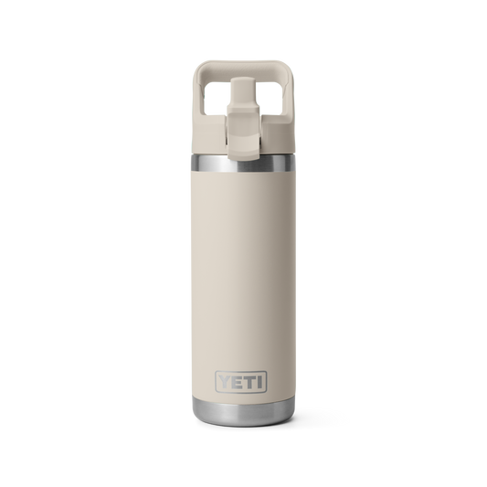 YETI Rambler Water Bottle with Color-Matched Straw Cap 18 oz (532ml) | Cape Taupe