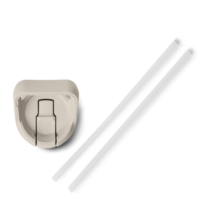 YETI Rambler Water Bottle with Color-Matched Straw Cap 18 oz (532ml) | Cape Taupe