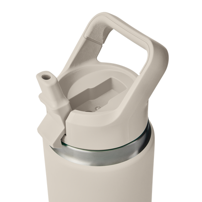 YETI Rambler Water Bottle with Color-Matched Straw Cap 18 oz (532ml) | Cape Taupe