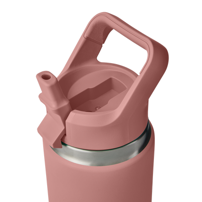 YETI Rambler Water Bottle with Color-Matched Straw Cap 18oz (532ml) | Sandstone Pink