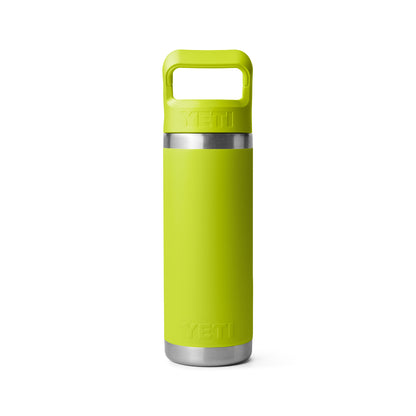YETI Rambler Water Bottle with Color-Matched Straw Cap 18oz (532ml) | Chartreuse