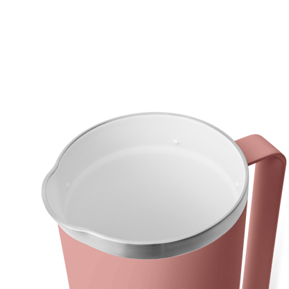 Yeti Rambler Pitcher with Twist-To-Lock Pitcher Lid 64 oz (1.8L) | Sandstone Pink