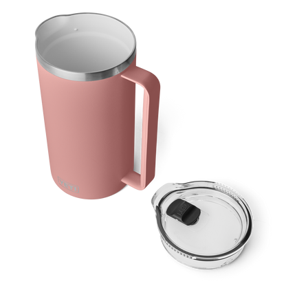 Yeti Rambler Pitcher with Twist-To-Lock Pitcher Lid 64 oz (1.8L) | Sandstone Pink