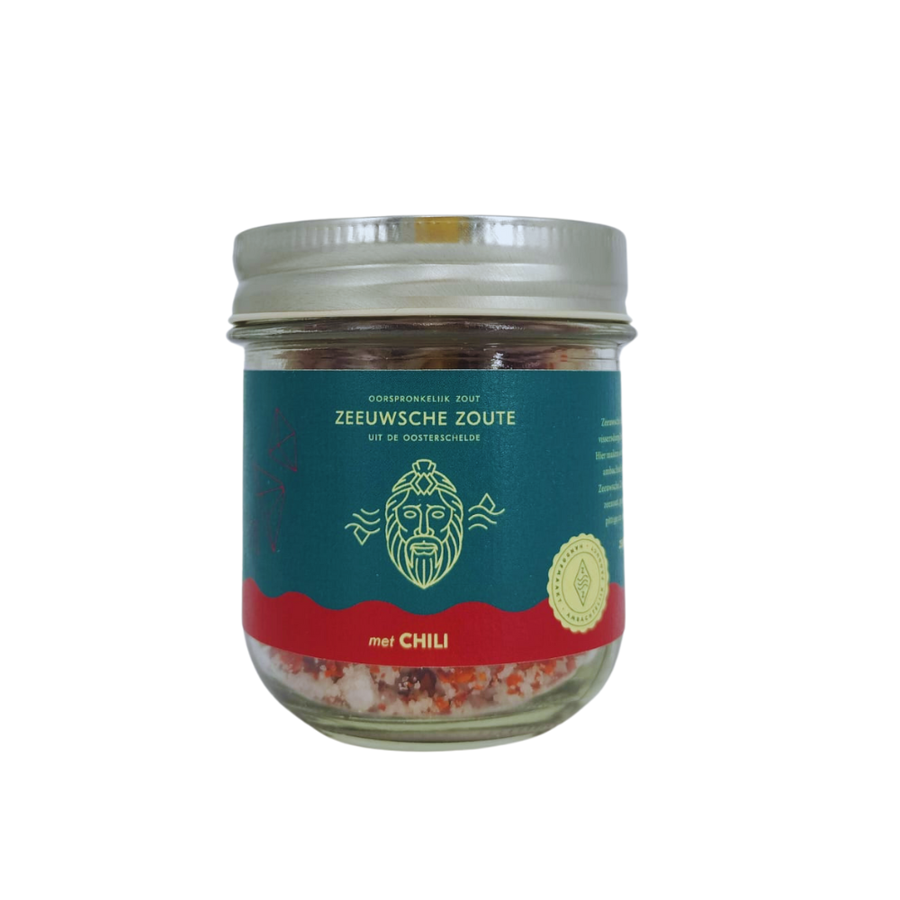 Zeeuwsche Zoute - Chili zout - Pot 100 gram