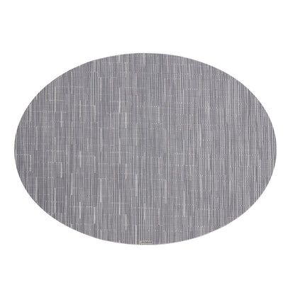 Chilewich Placemat Bamboo Ovaal 36x49cm | Fog