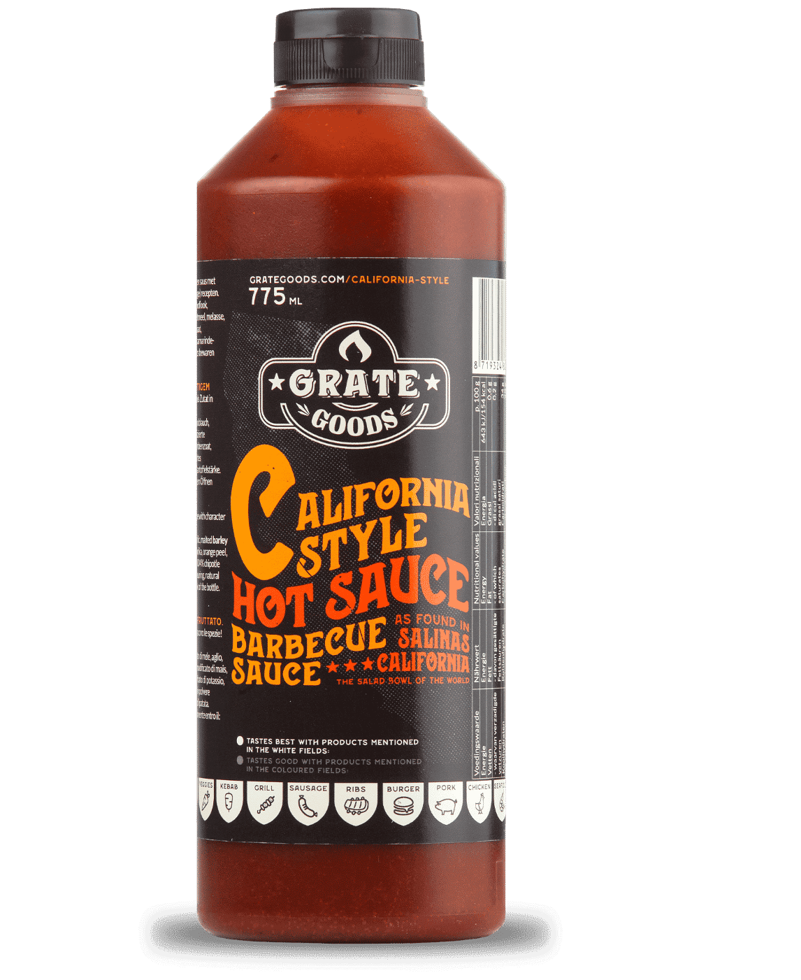 Grate Goods Carolina Style Hot Barbecue Sauce - 265ml