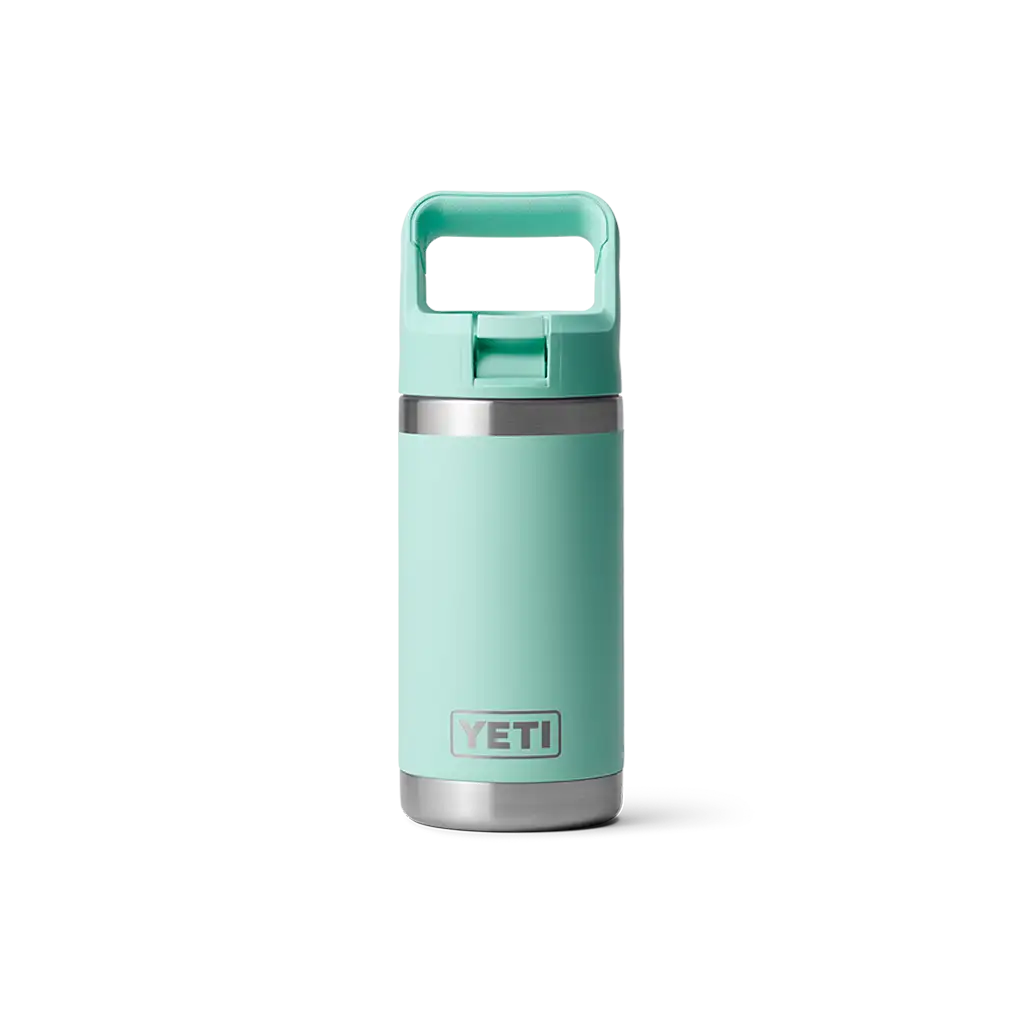 YETI Rambler Junior Kids Water Bottle with Color-Matched Straw Cap 12 oz (355ml) | Seafoam