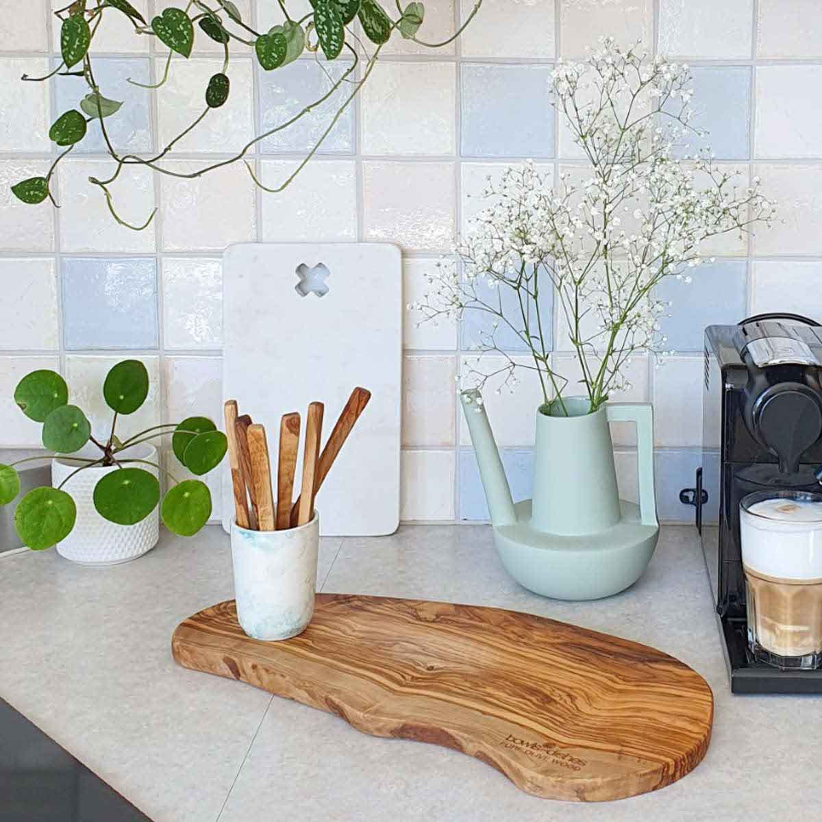 Bowls & Dishes | Pure Olive Wood Olijfhouten Borrelplank 55 t/m 60cm