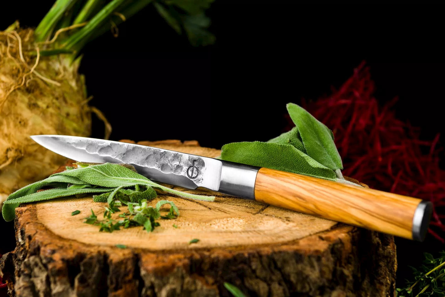 Forged Olive Utility Knife