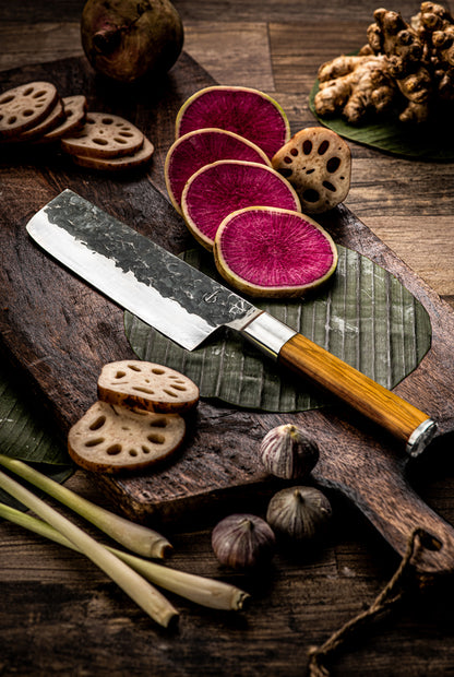 Forged Olive Vegetable Knife - Groentemes / Hakbijl