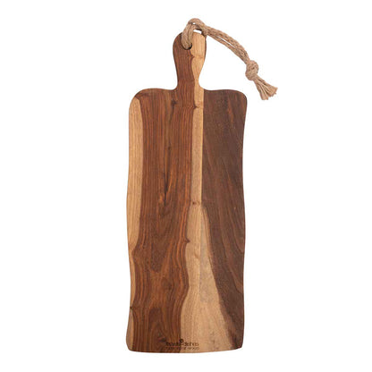 Bowls & Dishes | Pure Rose Wood Serveerplank Rustiek met Handvat 49cm