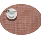 Chilewich placemat Mini Basketweave Ovaal - Cinnamon