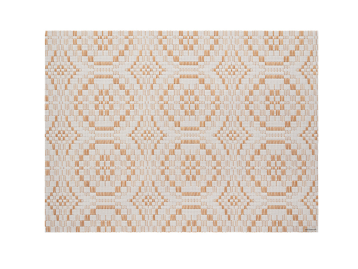 Chilewich placemat Overshot Rechthoek - Butterscotch