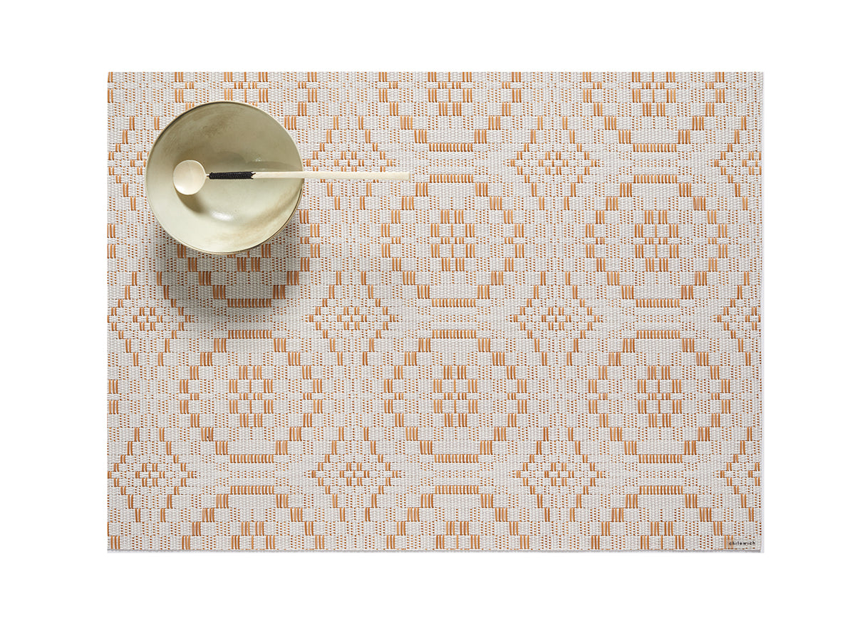 Chilewich placemat Overshot Rechthoek - Butterscotch