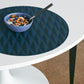 Chilewich Arrow Sapphire Placemat rond 38x38cm